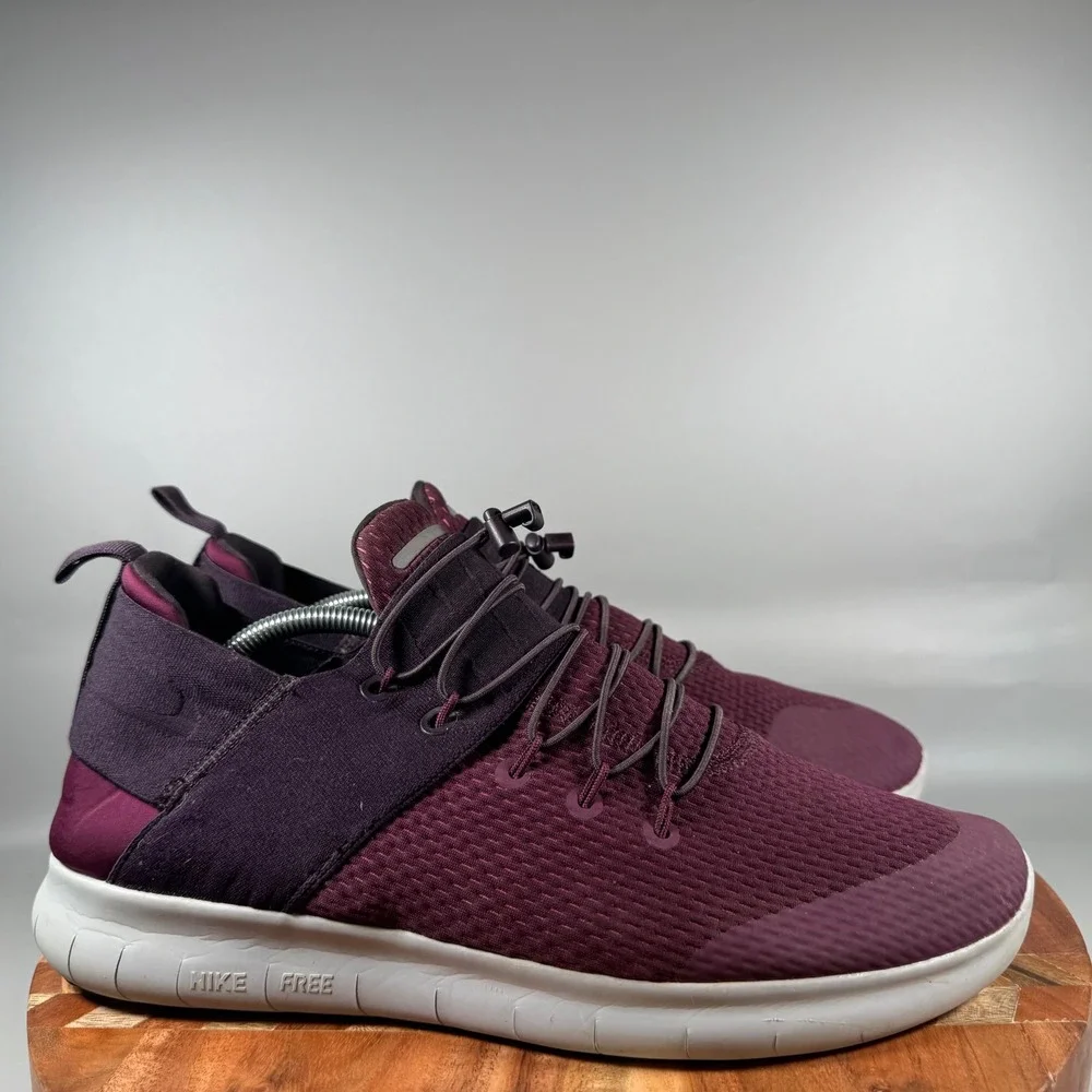 Nike Free‎ RN Commuter 2017 Mens Running Shoes Bordeaux Burgundy 880841-600 12.5